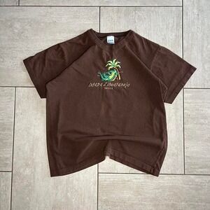 Brown and green vintage Mexico  t-shirt